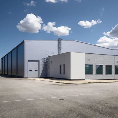 High-Strength Quick-Assembly Prefab Steel Warehouse with 5000 kg Roof Load Capacity