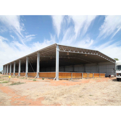 Q235B Q355B Steel Structure Cow Shed Economical Steel Frame Farm Buildings For Cow / Cattle Care