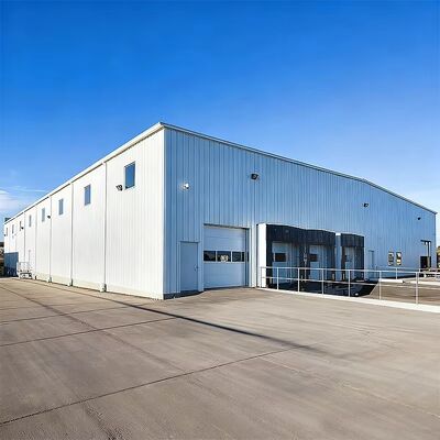 Weatherproof Fire Resistance Long-span Grid Steel Structure Workshop Industrial Steel Building