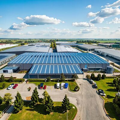 Hot Dip Galvanized Steel Structure Workshop with 120KM/H Wind Resistance and Fast Install