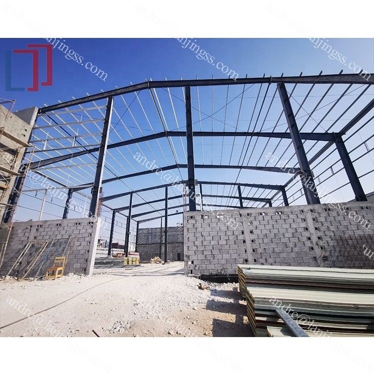 Industrial Light Steel Structure Workshop , Prefabricated Metal Buildings Workshop