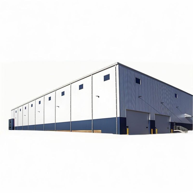 High Rise Modular Steel Frame Construction Factory , Modern Steel Structure Plant