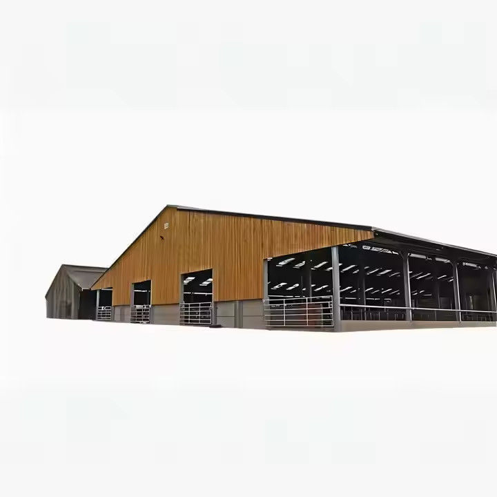 Temporary Prefabricated Steel Farm Storage Buildings Size Customized