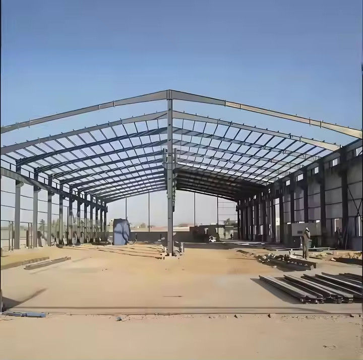 Prefab Steel Structure Chicken House Building , Light Steel Fabricated Building