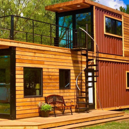 Portable Expandable Container House Double Storey 20 40 Foot Container Homes