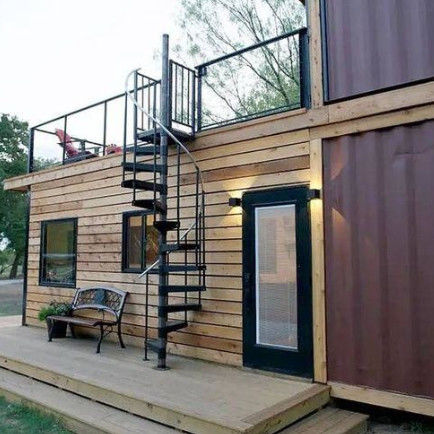 Portable Expandable Container House Double Storey 20 40 Foot Container Homes