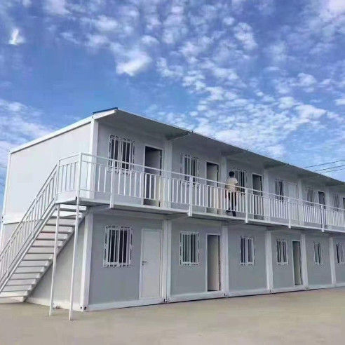 Steel Structure Container House 2 Storey Expandable Prefab Homes