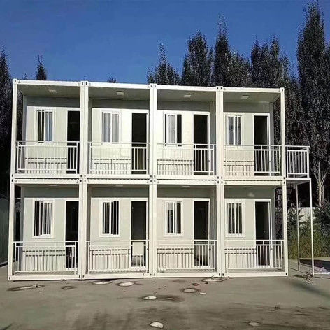 Customized Expandable Container House 2 Story Container Home Prefabricated For Construction