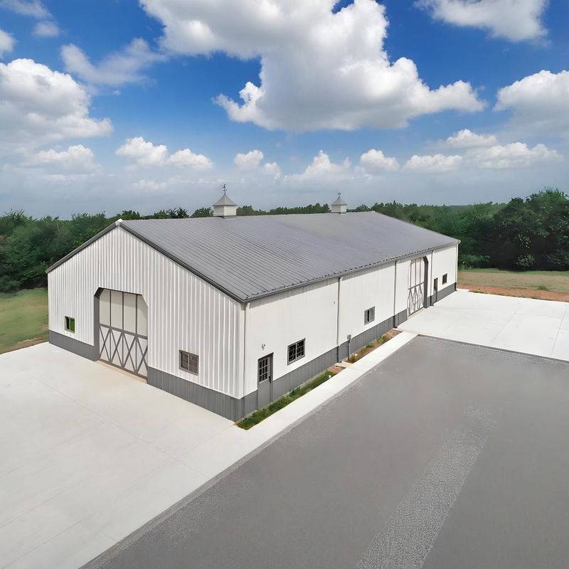 Versatile Steel Structure Warehouse Weather Resistant Steel Frame Building Factory