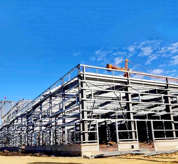 Prefabricated Steel Structure Factory Building Low Maintenance Metal Structure Building