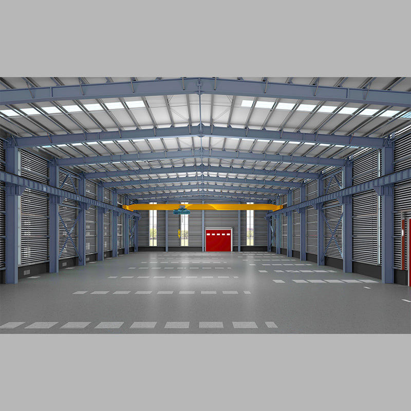 Prefabricated Steel Structure Factory Building Low Maintenance Metal Structure Building