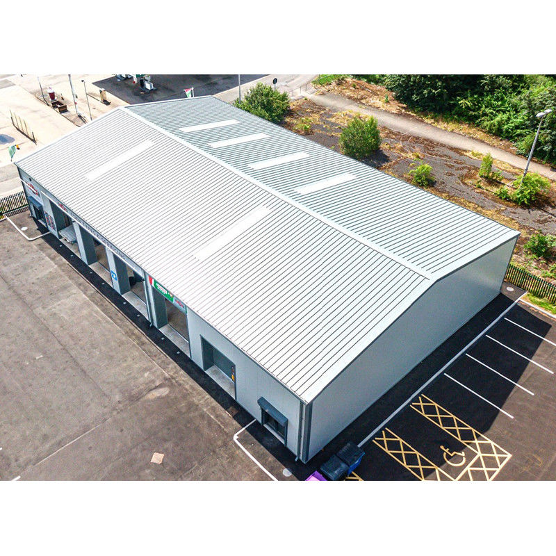 Galvanized Customized Industrial Prefabricated Metal Warehouses Steel Structure Frame Welded