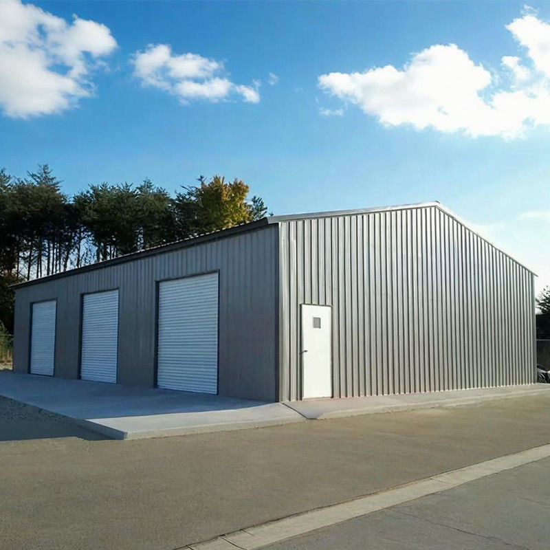 Fire-Retardant High-Span Steel Warehouse Buildings No Permanent Foundation Required Expandable Container House