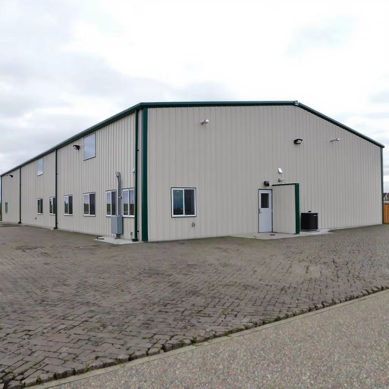 High-Strength Quick-Assembly Prefab Steel Warehouse with 5000 kg Roof Load Capacity