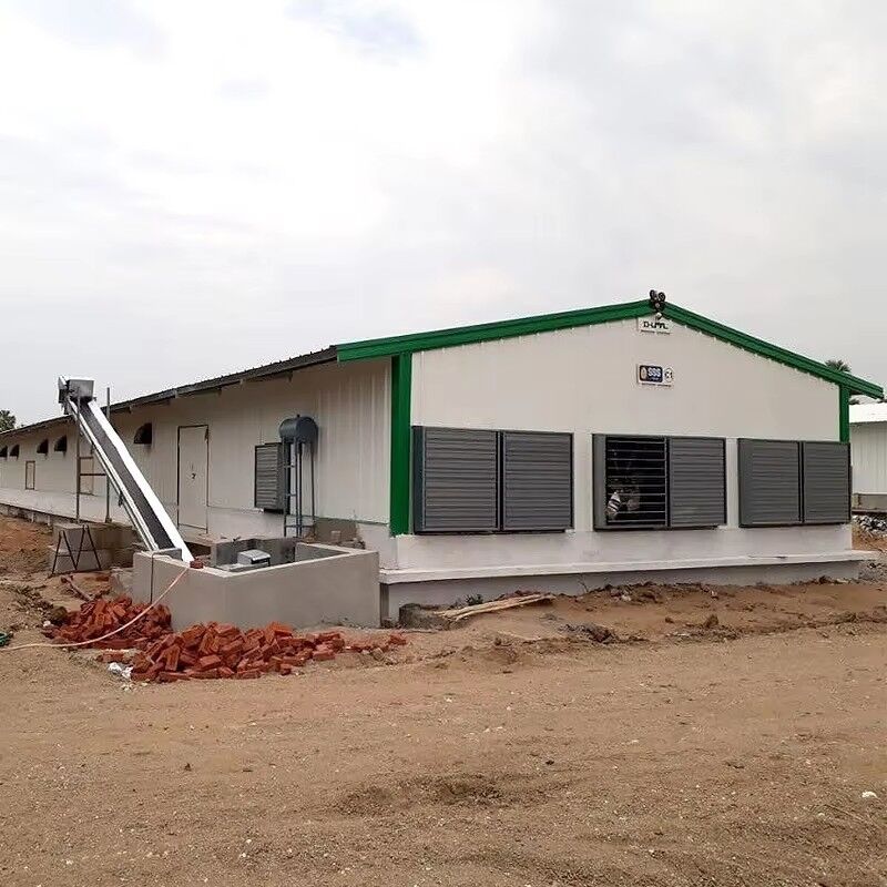 Climate Controlled Heavy Duty Steel Structure Cow Shed