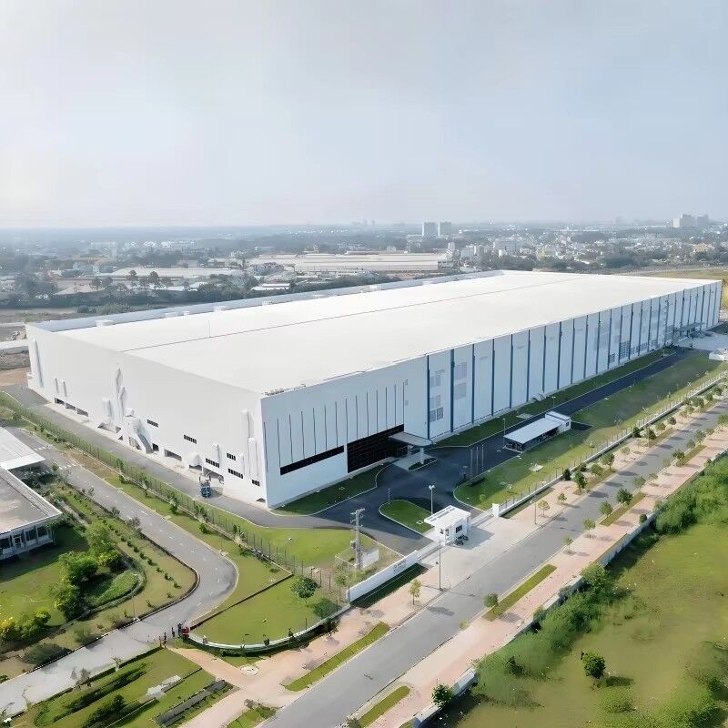 Wind-Resistant Prefab Metal Building with High Strength Galvanized Sheet and Expandable Steel Structure Workshop