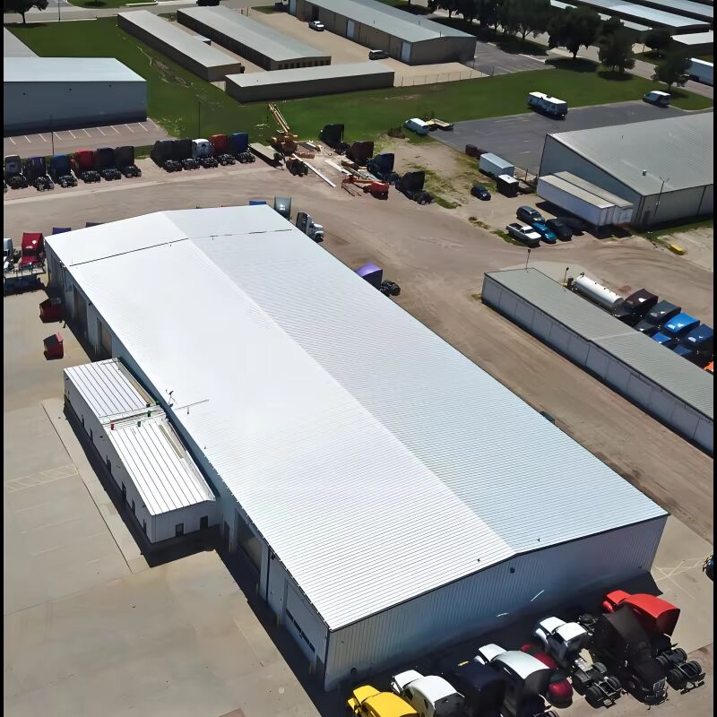 Prefabricated Two Storey Steel Structure Workshop effective Quick Assembly