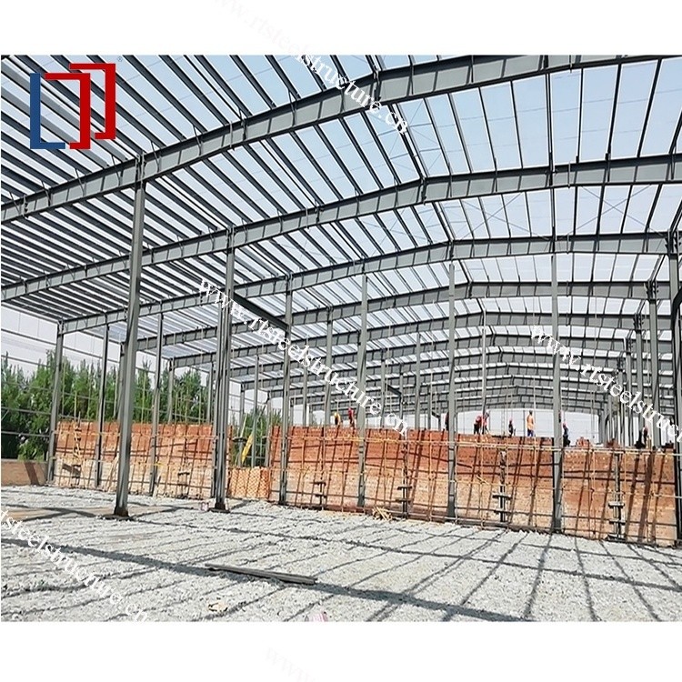 Industrial Light Steel Structure Workshop , Prefabricated Metal Buildings Workshop