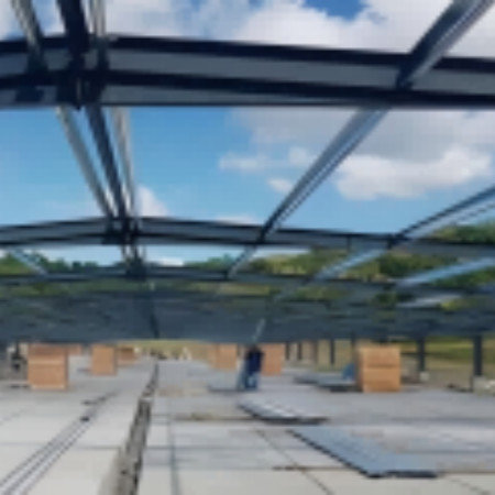 Q235B Q355B Steel Structure Chicken House , Economical Prefab Steel Structure Building