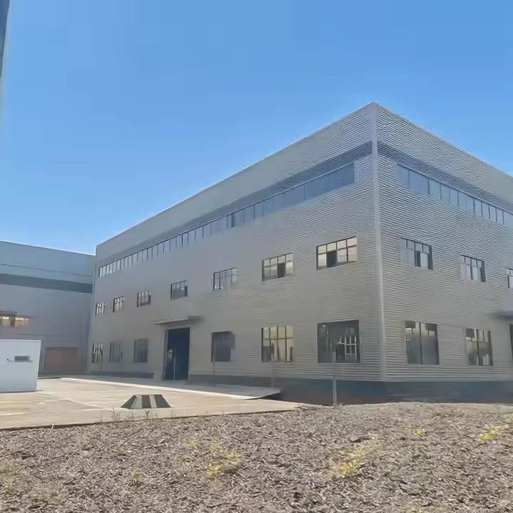 Large Span Steel Structure Workshop Lightweight Prefabricated Industrial Buildings