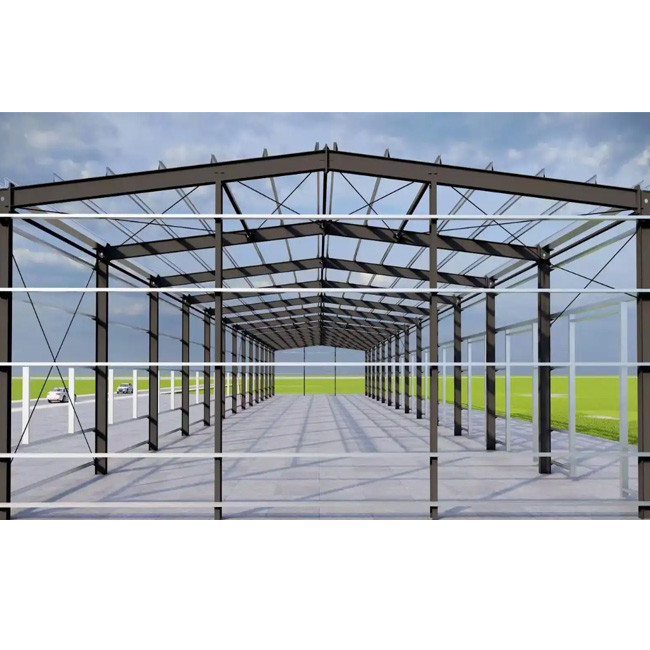 Light Weight Steel Structure Warehouse Factory Prefab Metal Office Buildings