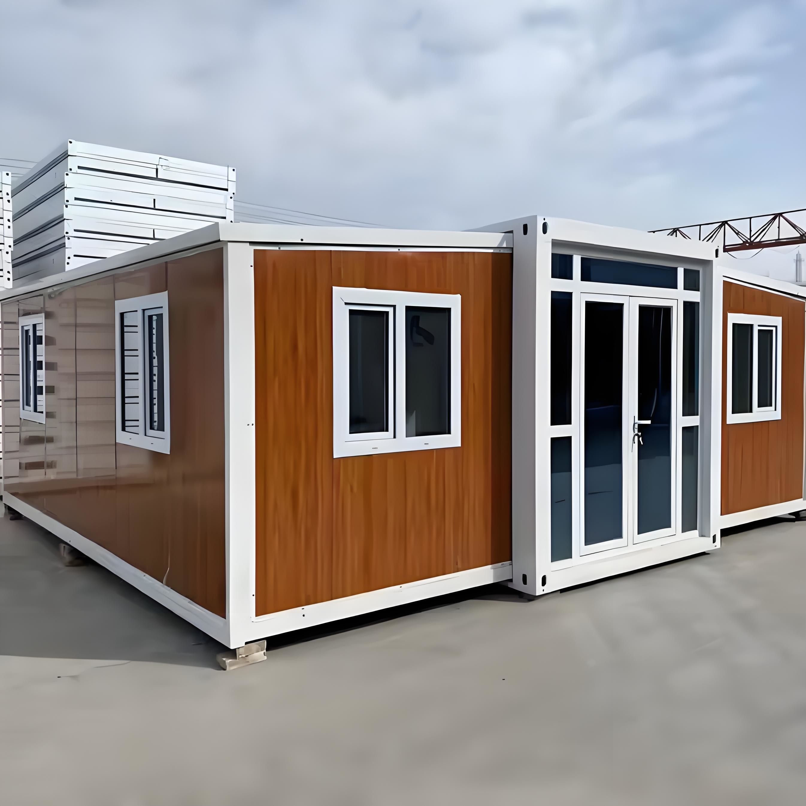 Living Room Expandable Prefab House Three Bedroom Container Home Customized Color