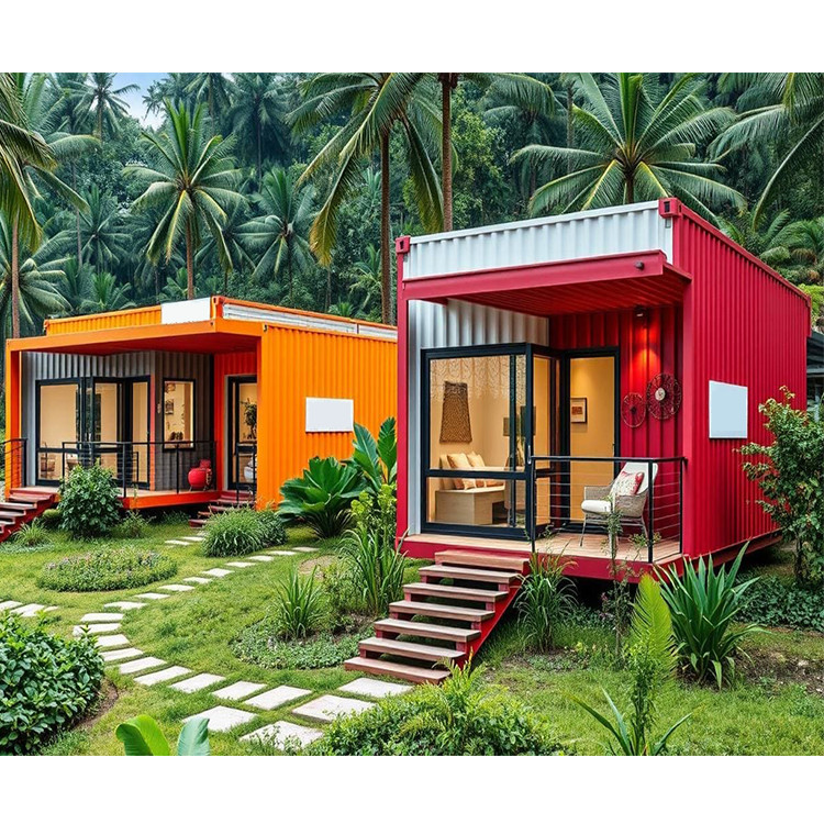 Flat Pack Steel 20ft 40ft Container House Prefab Modular Container Homes For Small Spaces