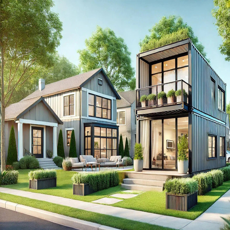 Foldable Flat Pack Container House , Office Container House Modular Prefabricated House