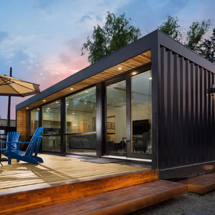 Lightweight Prefab Container House Affordable Shelter Eco Friendly Container Homes