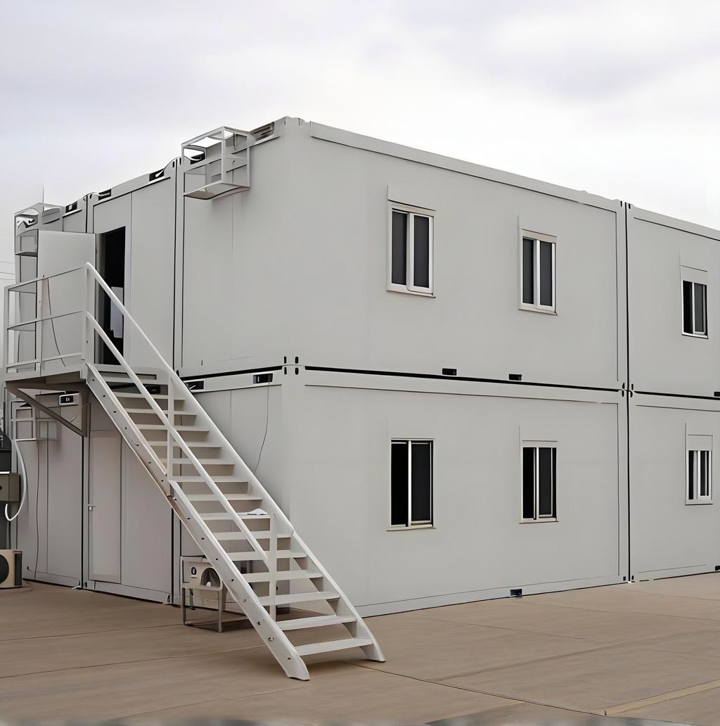Portable Prefab Container House Weather Resistant Relocatable Container Homes Prefabricated