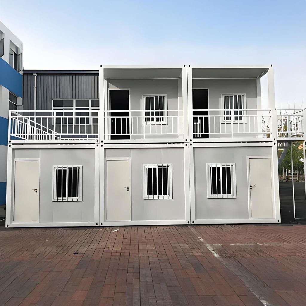 Portable Prefab Container House Weather Resistant Relocatable Container Homes Prefabricated