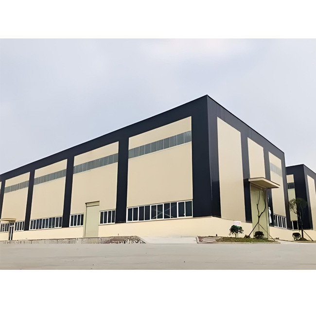 Industrial Steel Structure Warehouse Construction , Prefab Metal Warehouse Building