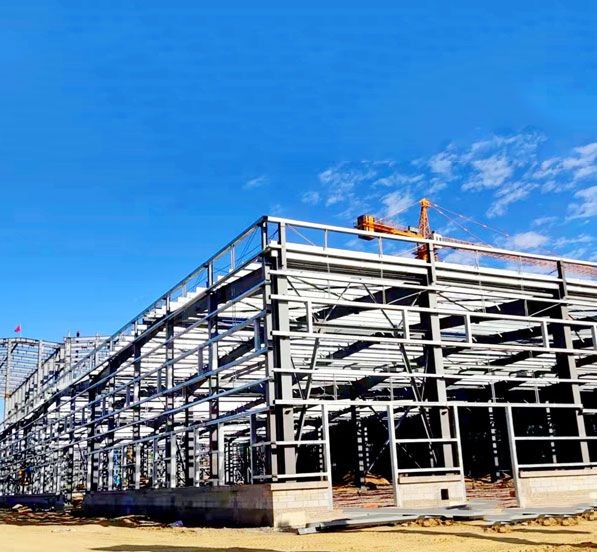 Prefabricated Steel Structure Factory Building Low Maintenance Metal Structure Building