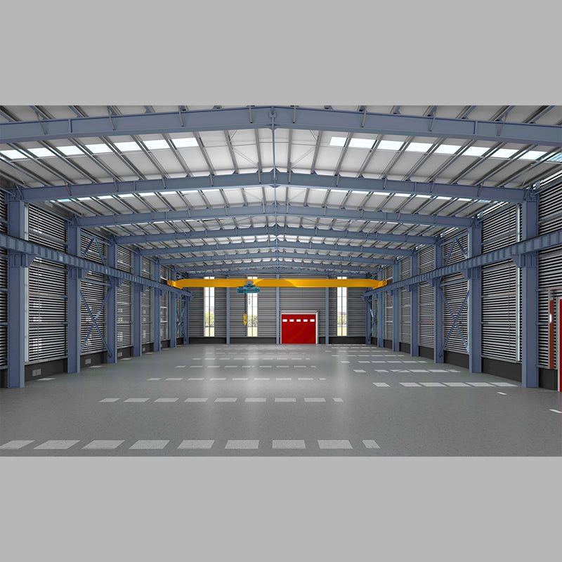 Prefabricated Steel Structure Factory Building Low Maintenance Metal Structure Building
