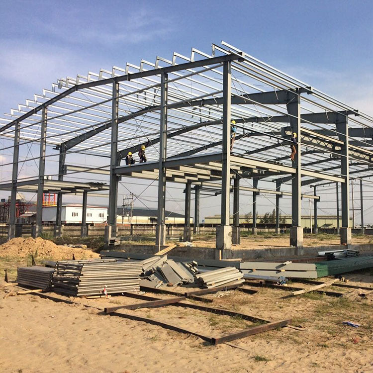 Customized Steel Frame Building Workshop Multi Story Steel Structure Building