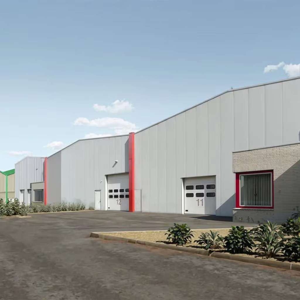 High Strength Industrial Steel Building Construction Lightweight Steel Frame Construction