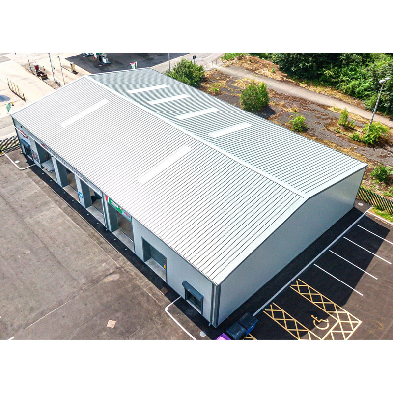 Galvanized Customized Industrial Prefabricated Metal Warehouses Steel Structure Frame Welded