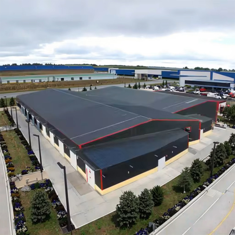 Prefab Modern Style Metal Workshop Factory Design For Optimal Work Environment