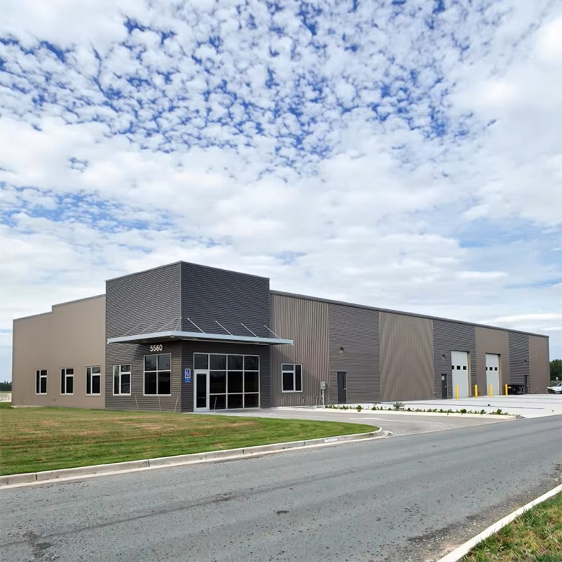 Prefab Steel Structure Workshop Industrial Metal Frame Building