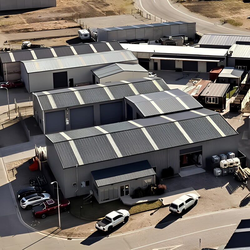 Steel Structure Workshop with Large-Span Design for Manufacturing Plants