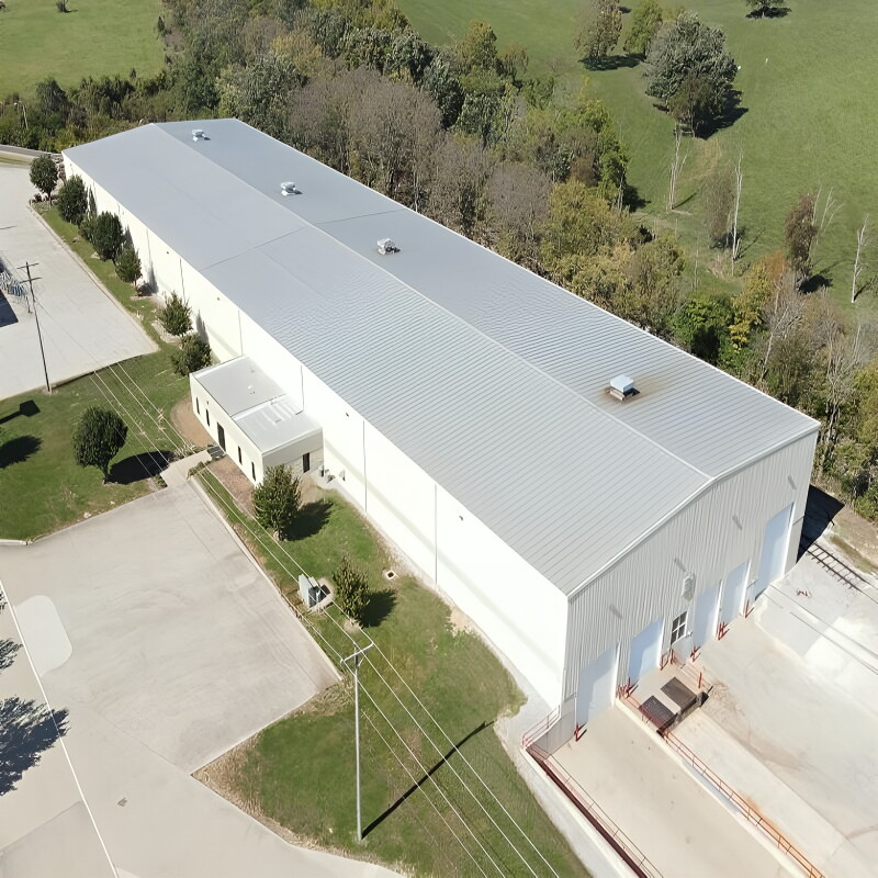 Earthquake Resistant Light Frame Steel Construction , Commercial Prefabricated Metal Buildings