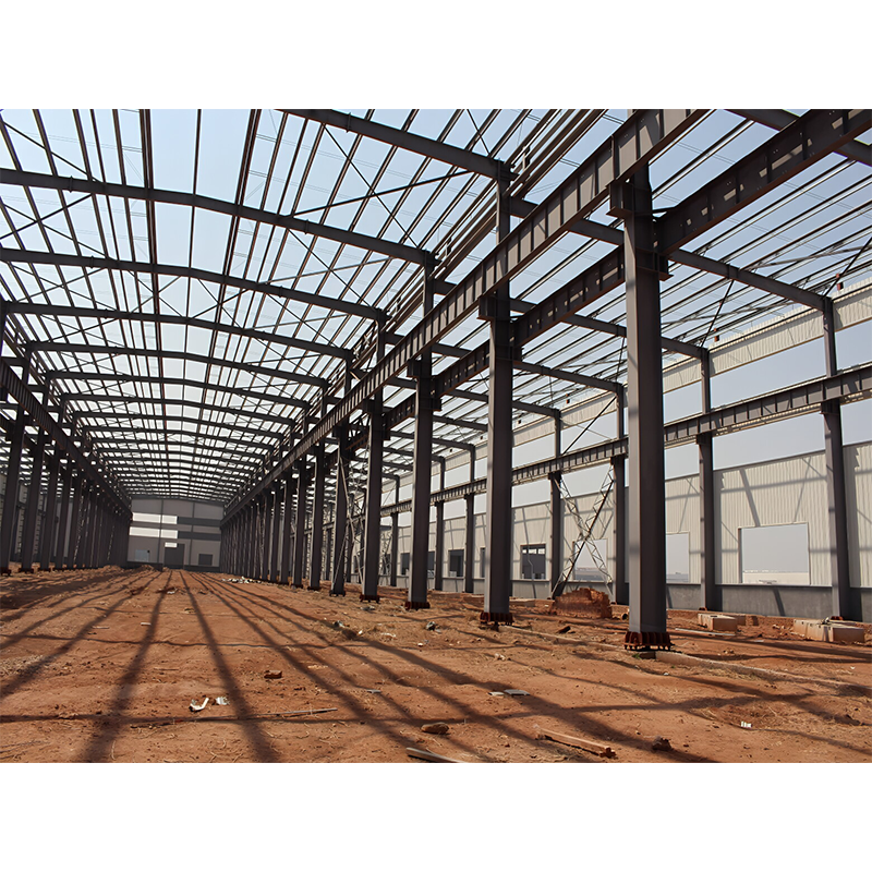 Large Span Steel Structure Workshop Lightweight Prefabricated Industrial Buildings