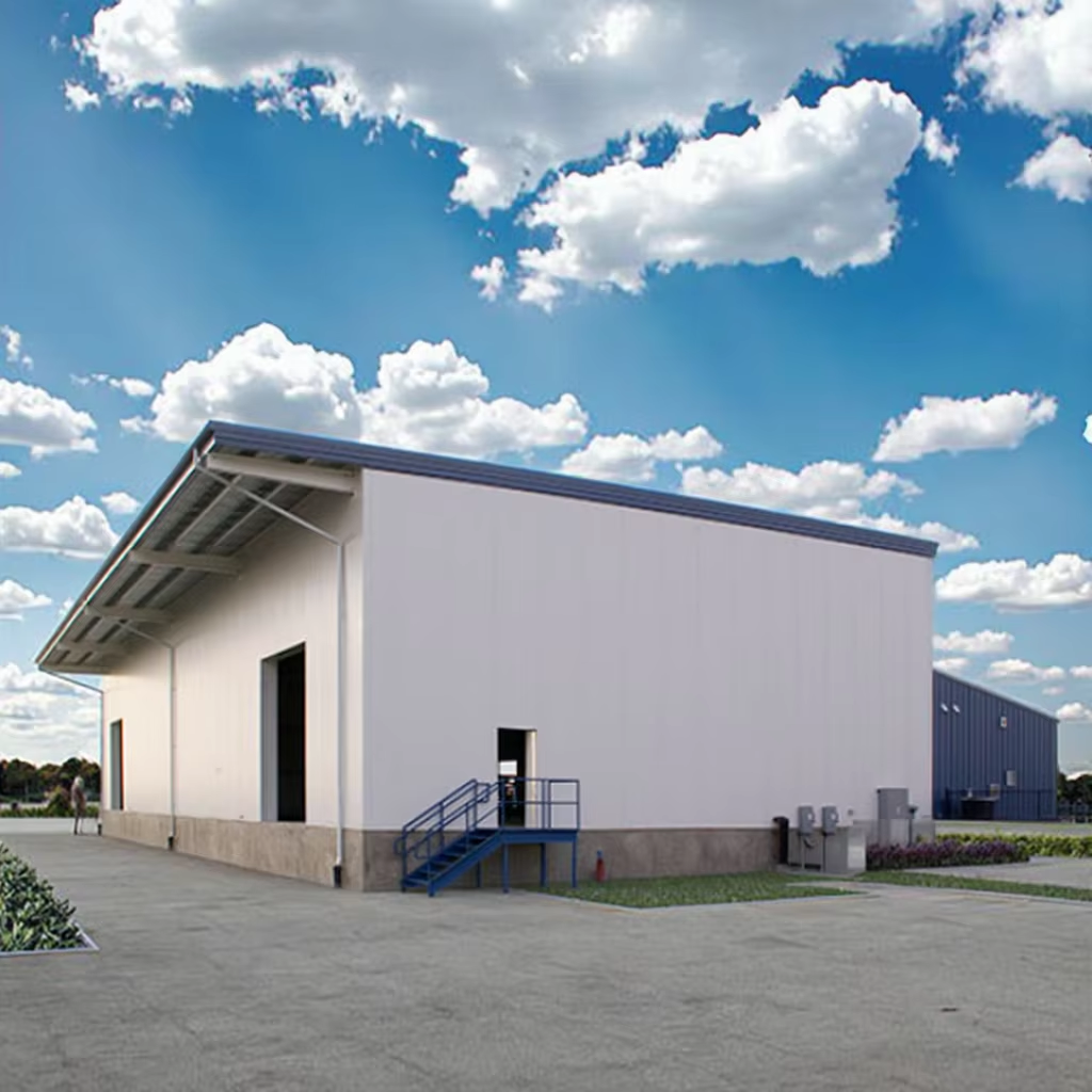 Clear-Span Climate-Controlled Steel Structure Commercial Warehouse building