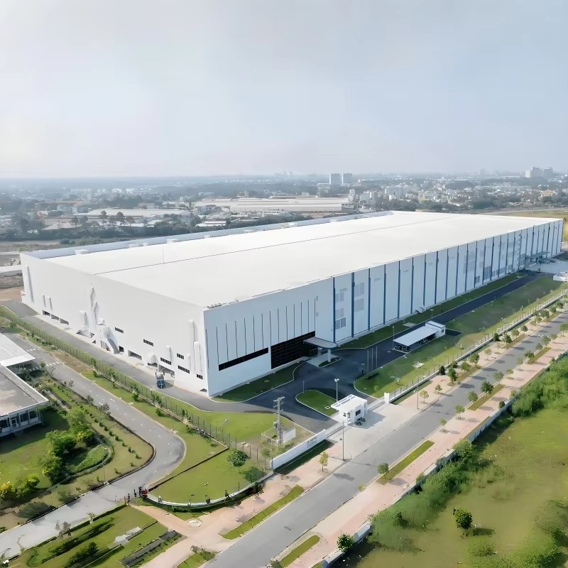 Prefabricated Steel Structure Workshop Hot Dipped Galvanized Customized Size For Industrial Use