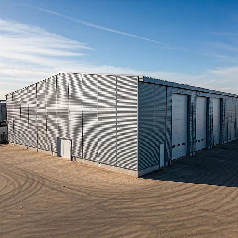 Pre Engineered Soundproof Steel Structure Workshop with Portal Frame Structure and 50+ Years Service Life