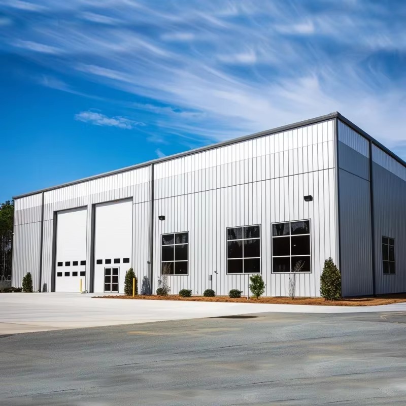 Prefabricated Steel Structure Workshop Hot Dipped Galvanized Customized Size For Industrial Use