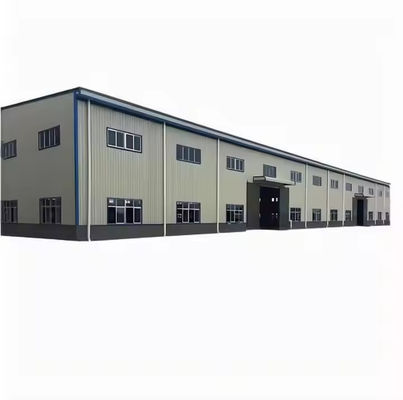 Prefabricated Multi Storey Building , Industrial Steel Frame Warehouse Construction