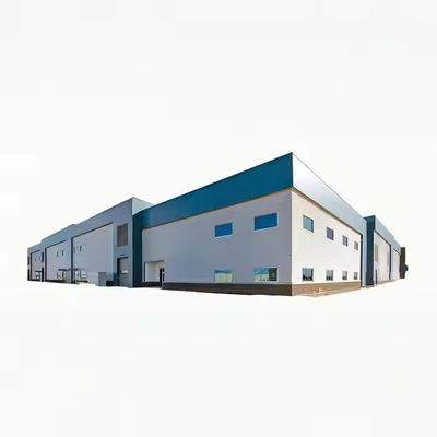 Industrial Prefab Steel Warehouse Building , Prefabricated Steel Structure Workshop