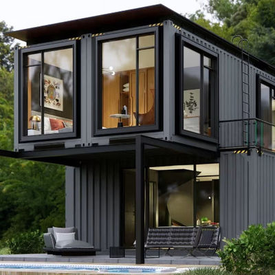 40ft 20ft Expandable Container Home , Expanding Container House Prefabricated