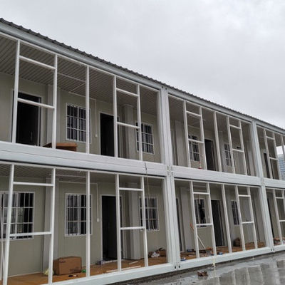 Customized Expandable Container House 2 Story Container Home Prefabricated For Construction